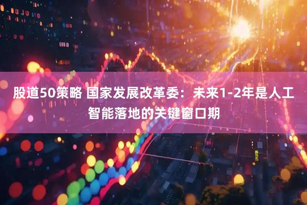 股道50策略 国家发展改革委：未来1-2年是人工智能落地的关键窗口期